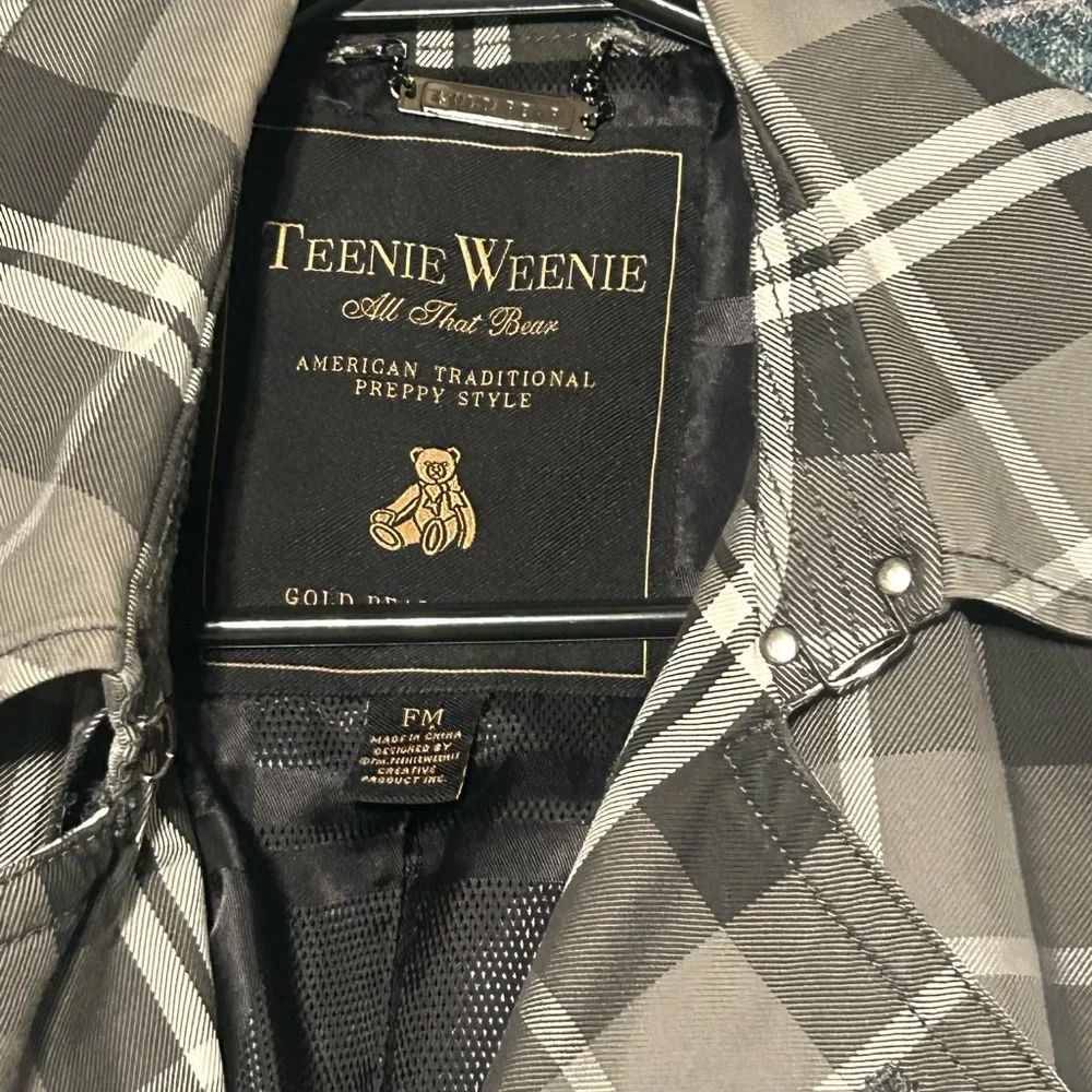 Teenie Weenie Gray Plaid Jacket
